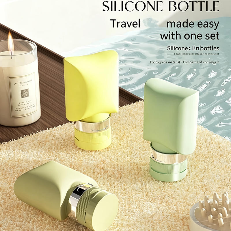 Dry Shampoo Travel - 1PC Soft Squeeze Silicone Travel Bottle