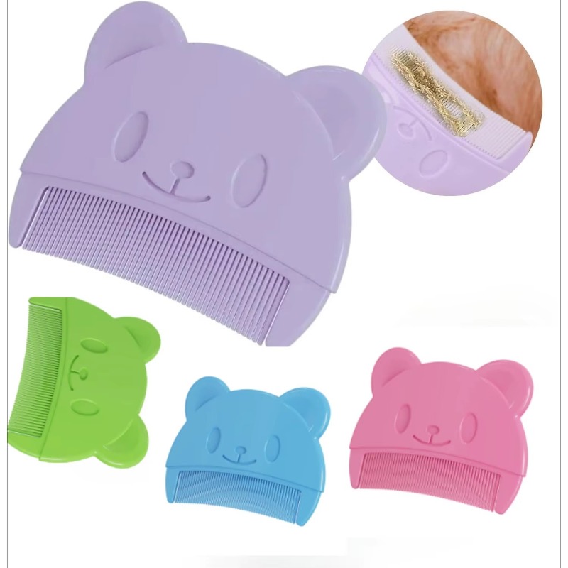 House Hair Care - Cartoon bear baby comb removing mud