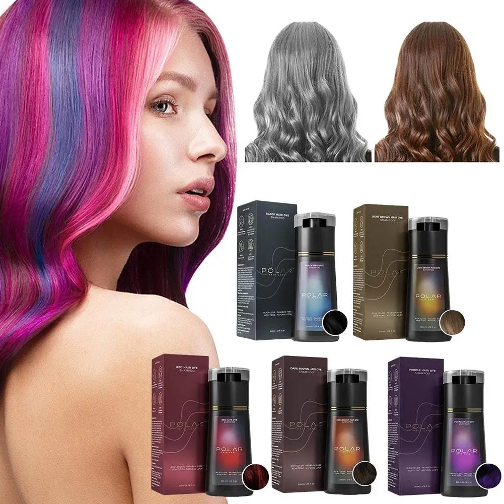Purple Toning Shampoo - Multi-Shade Gray Cover Hair Shampoo Kit