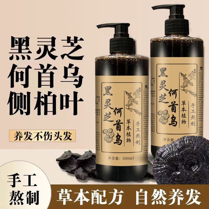 500ML He Shou Wu Black Ganoder - Purple Toning Shampoo review and price