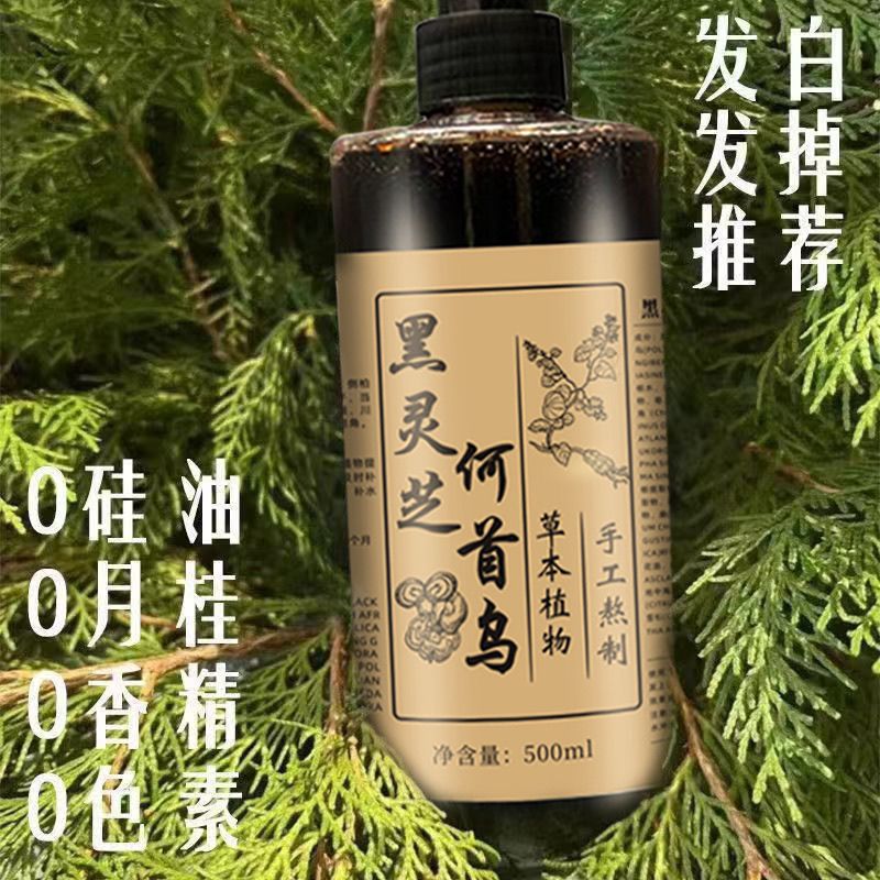 500ML He Shou Wu Black Ganoder - Purple Toning Shampoo review and price