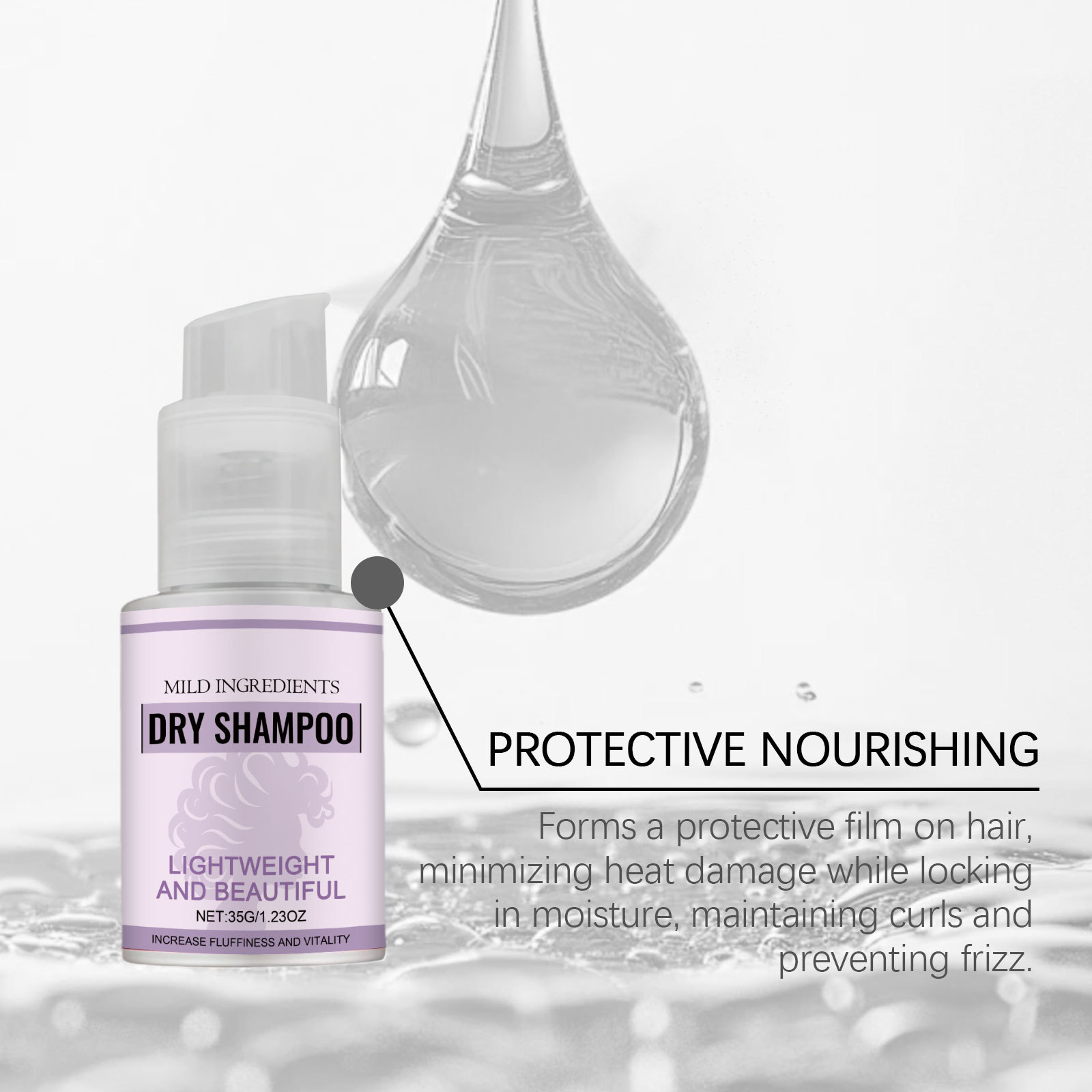 Portable Dry Shampoo Fast Oil  - Dry Shampoo Travel review and price
