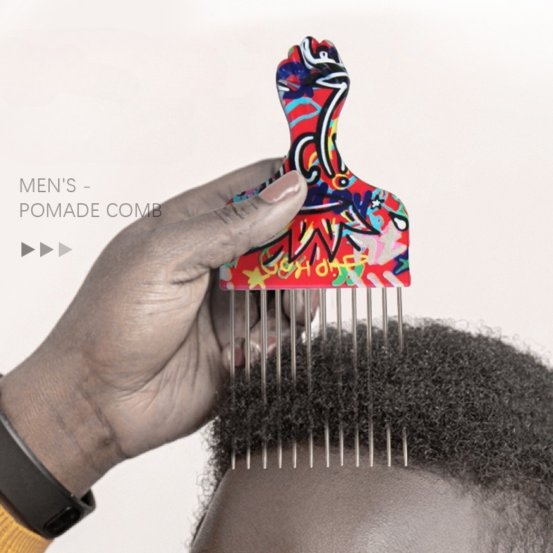 2Pcs Professional Salon Afro C - Afro Pick Comb review and price