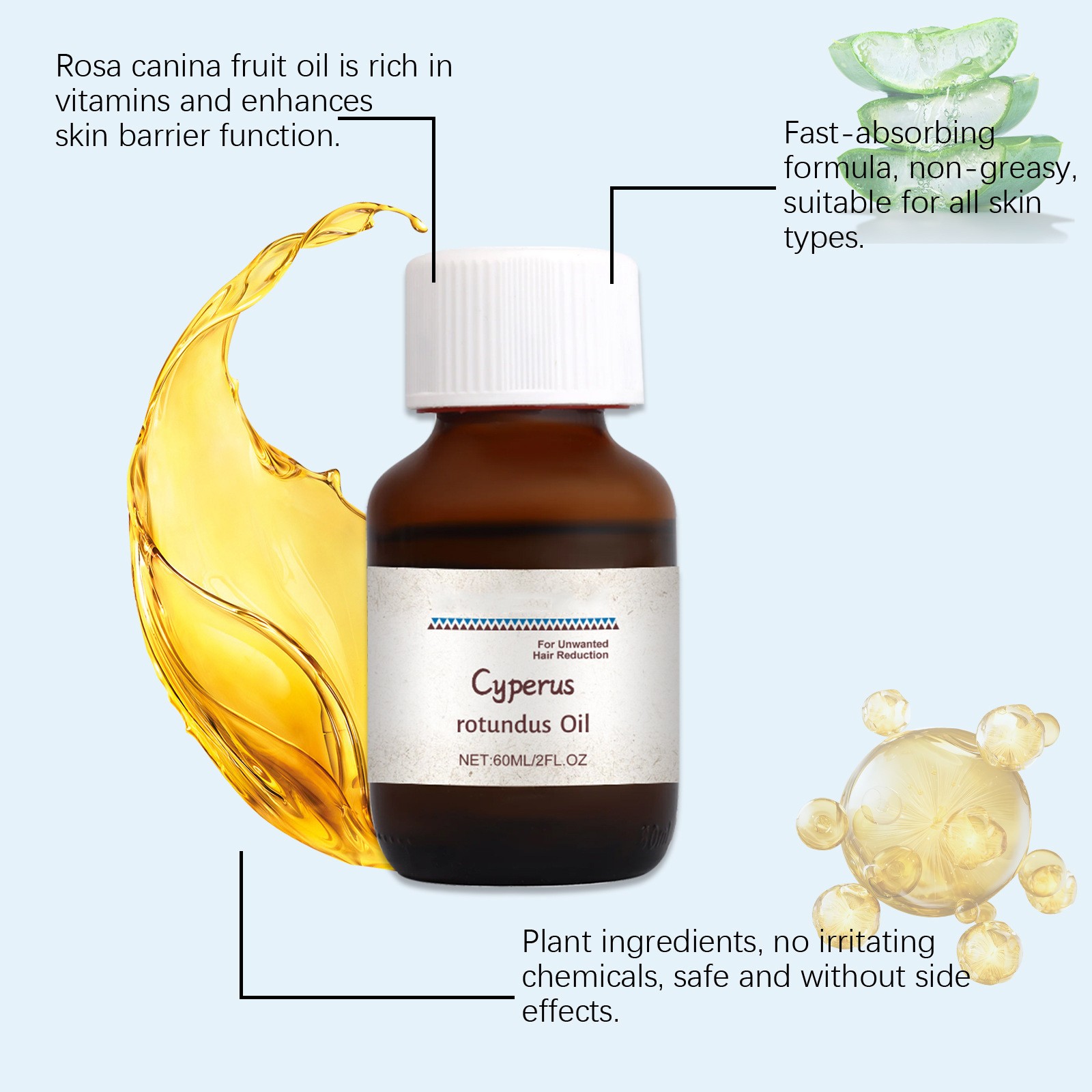 Cyperus Rotundus Hair Removal  - House Hair Care review and price