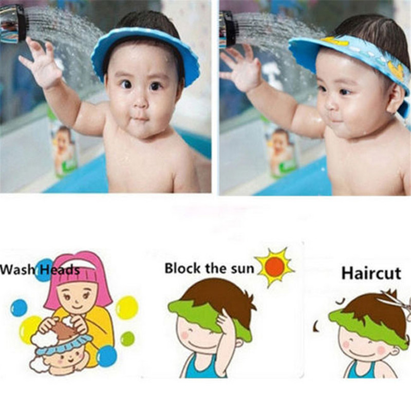 Adjustable Baby Shower Hat Tod - Hair Care For Baby review and price