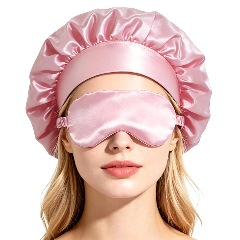  Satin Bonnet Sleep Eye Mask  - Hair Care Gift Set review and price