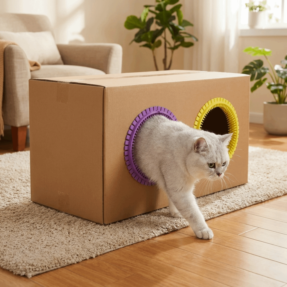 Plastic Cat Tunnel Brush Soft  - House Hair Care review and price