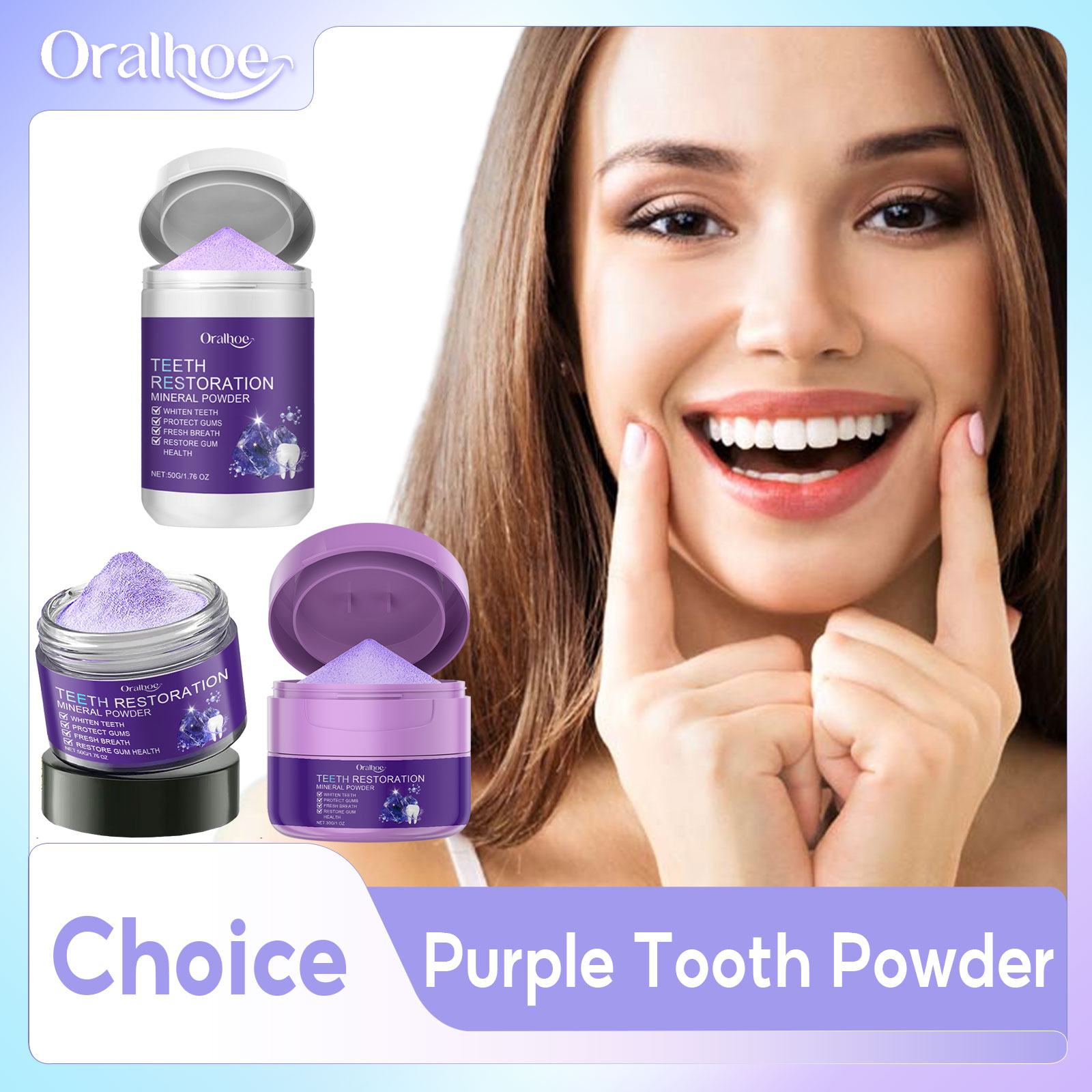 Purple Tooth Powder Whitening  - Purple Toning Shampoo review and price