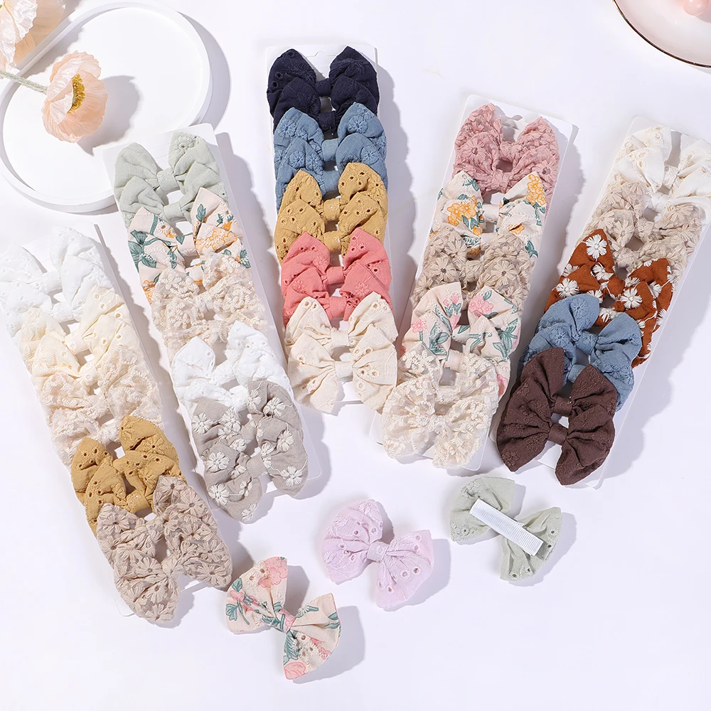 10Pcs/Set Fashion Bows Hairgri - Hair Care Gift Set review and price