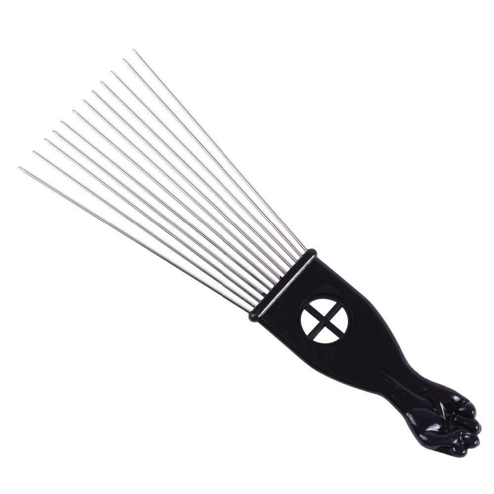Salon Use Black Metal African  - Afro Pick Comb review and price