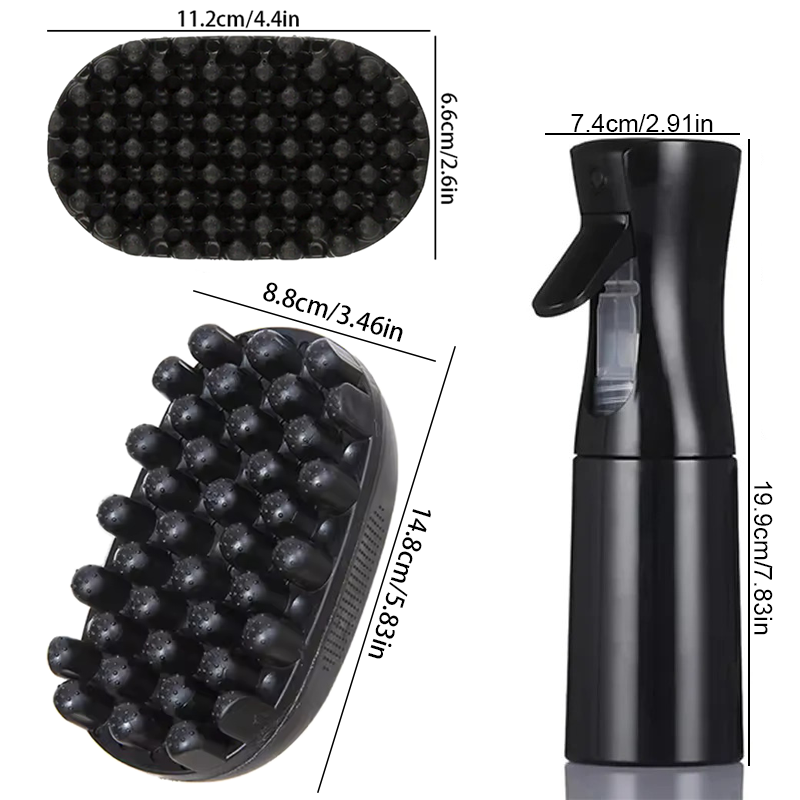 2pcs/set Curly Hair Sponge Twi - Afro Pick Comb review and price