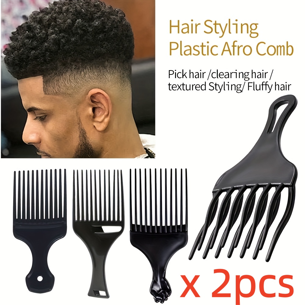 2pcs/pack Professional Barber  - Afro Pick Comb review and price