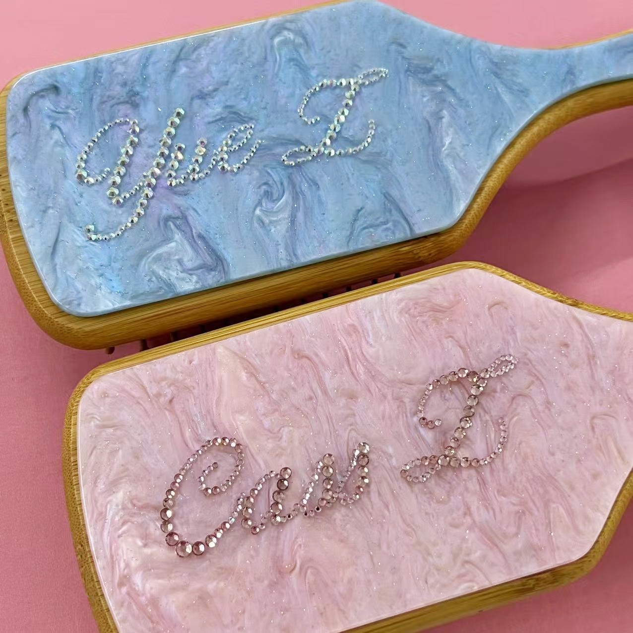 Rhinestone Name Hair Brush Per - Hair Care Names review and price