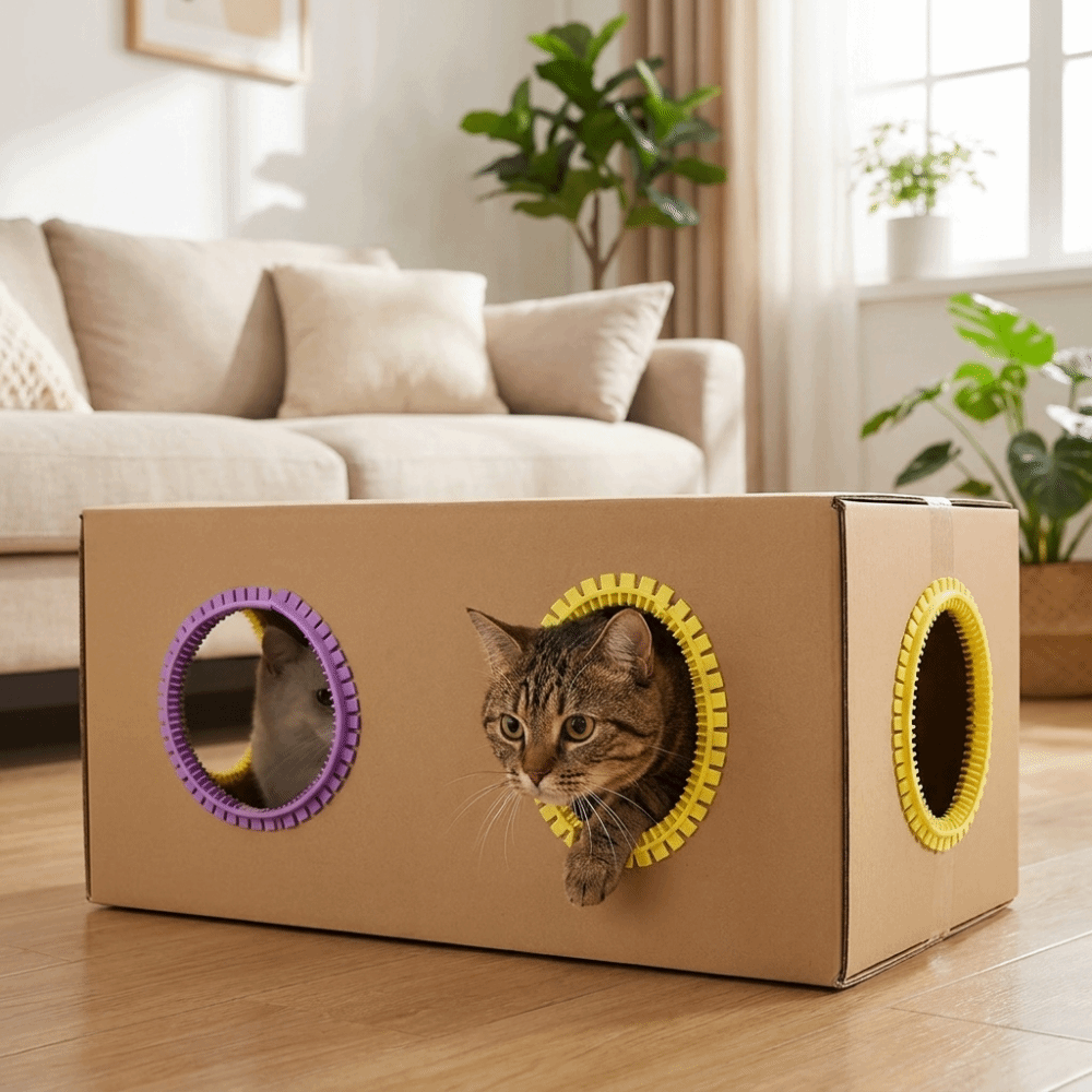 Plastic Cat Tunnel Brush Soft  - House Hair Care review and price